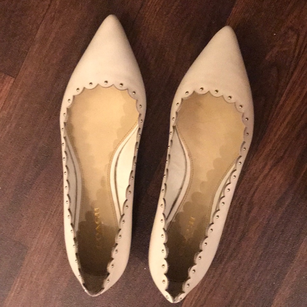 Never worn Coach flats!